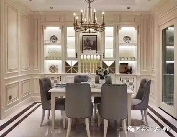 藝龍木門·整木定制：顏值與實(shí)用兼具的精美定制餐邊柜