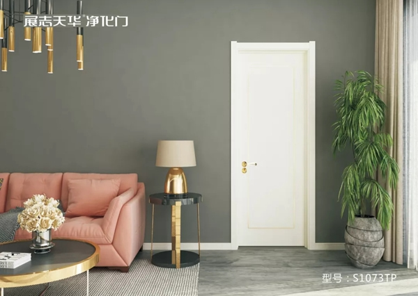 展志天華凈化門：輕奢極簡油漆門，不一樣的高級(jí)感