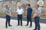 湖北省房地產(chǎn)協(xié)會及房產(chǎn)開發(fā)企業(yè)蒞臨千川木門湖北生產(chǎn)基地調(diào)研
