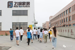 張家港李總團(tuán)隊(duì)參觀了解DE輕奢背后的故事