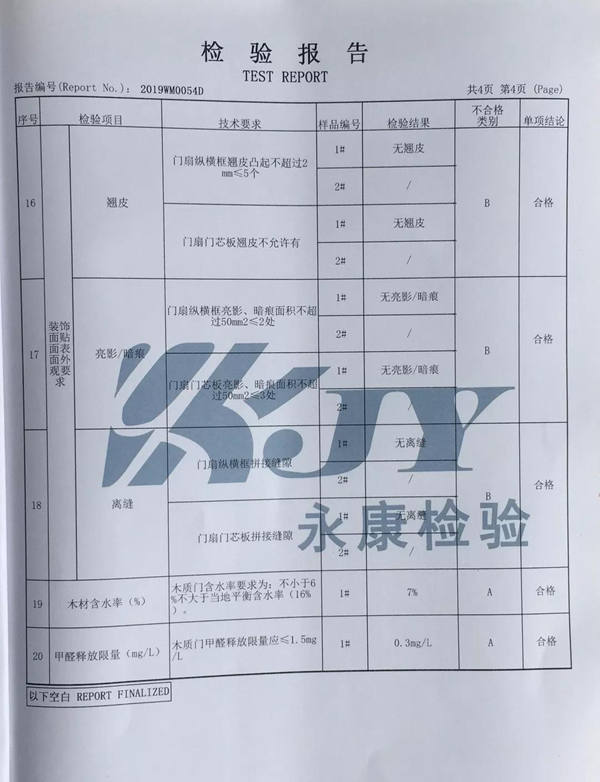 弘彬木門(mén)成功通過(guò)浙江省第二季度質(zhì)量標(biāo)準(zhǔn)抽查！環(huán)保安全放心購(gòu)！