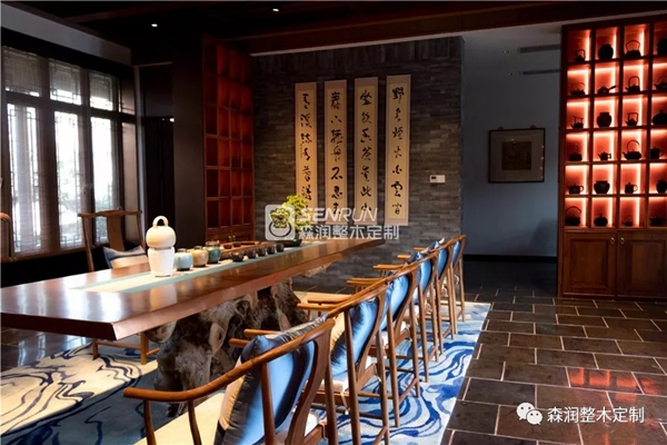 森潤(rùn)整木定制工程——鶴山十里方圓云山詩(shī)意新中式售樓中心