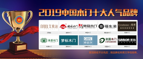 中國木門十大人氣品牌