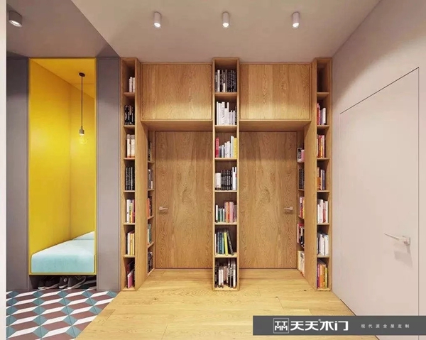 天天木門：定制書柜讓您盡情享受閱讀時光