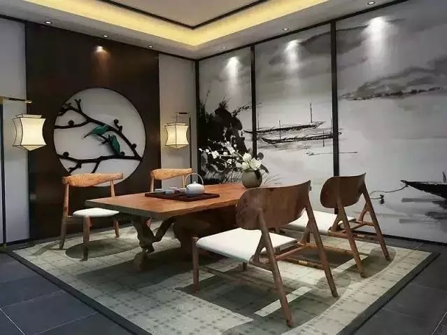 潤成創(chuàng)展木門風(fēng)格展示 現(xiàn)代與古典碰撞的新中式風(fēng)