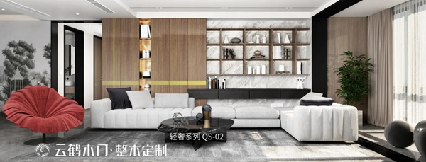 云鶴木門：云鶴輕奢系列 以簡(jiǎn)約輕巧為形 以別致優(yōu)雅為神韻