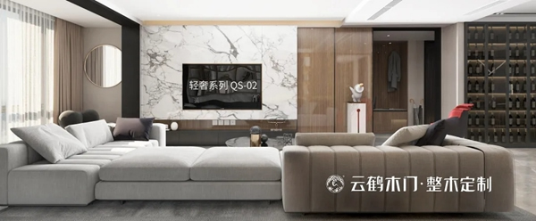 云鶴木門：云鶴輕奢系列 以簡(jiǎn)約輕巧為形 以別致優(yōu)雅為神韻