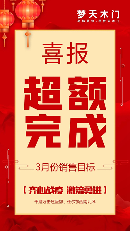 夢(mèng)天木門 機(jī)會(huì)留給有準(zhǔn)備的人丨感謝每一位夢(mèng)天鐵軍
