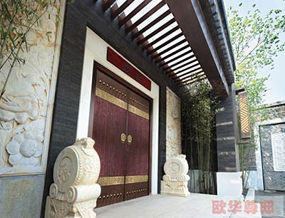 大門，請(qǐng)認(rèn)準(zhǔn)帝虎別墅門