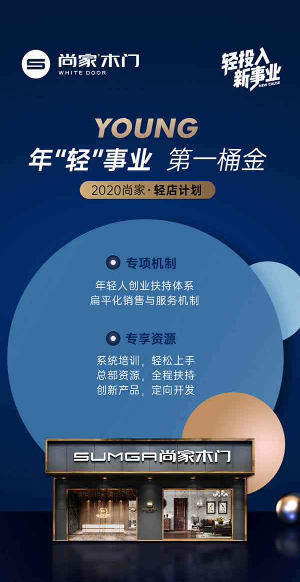 尚家木門，適合年輕人創(chuàng)業(yè)的事業(yè)