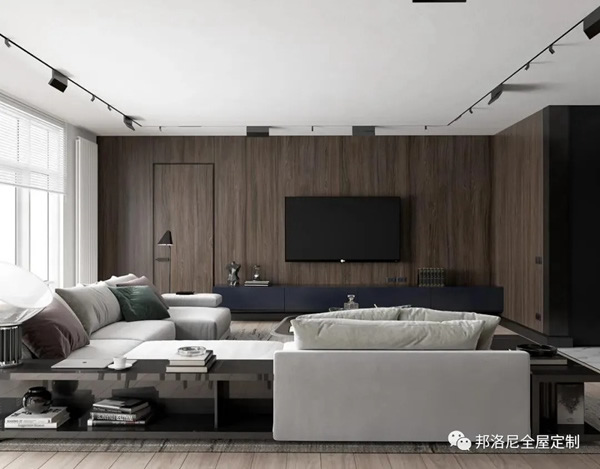 邦洛尼全屋定制：木飾面的質(zhì)感，更顯空間舒適自然！