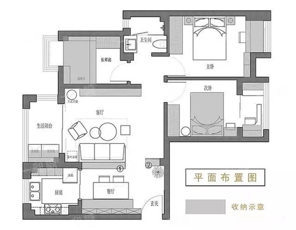 七步木業(yè)丨120平北歐風(fēng)簡約三居室 適合年輕人的裝修風(fēng)格