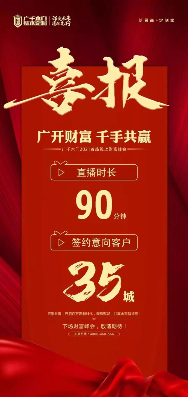 廣千木門整木定制：聚焦一月 續(xù)寫榮光