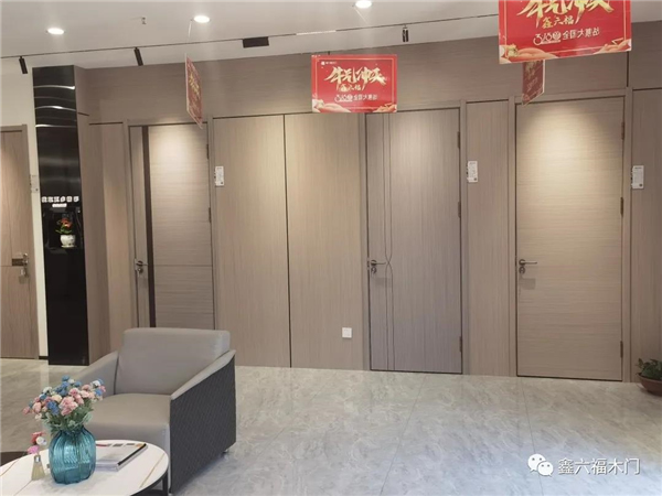 鑫六福木門：山東濟寧經(jīng)銷商陳總第二家專賣店開業(yè)大吉