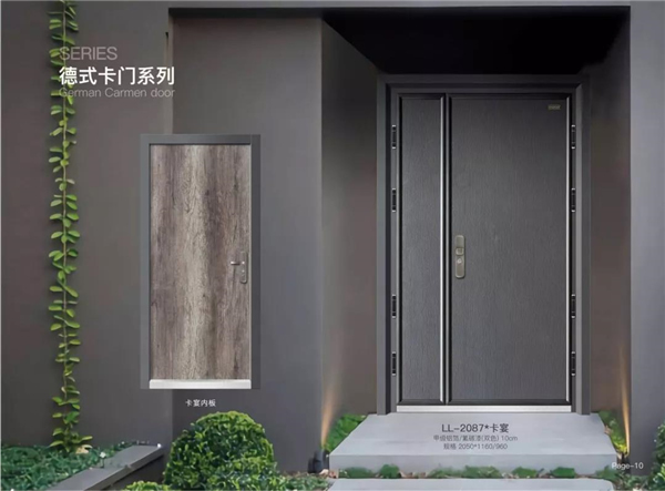 樓龍門業(yè)防盜門：簡而不凡，舍棄繁蕪裝飾，匠心品質(zhì)