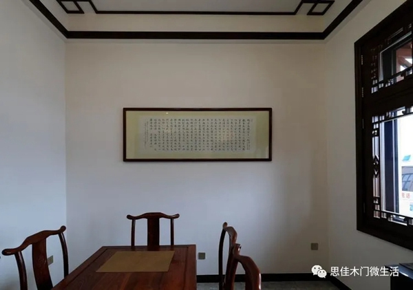 思佳木門案例：高端整木定制“黑胡桃”
