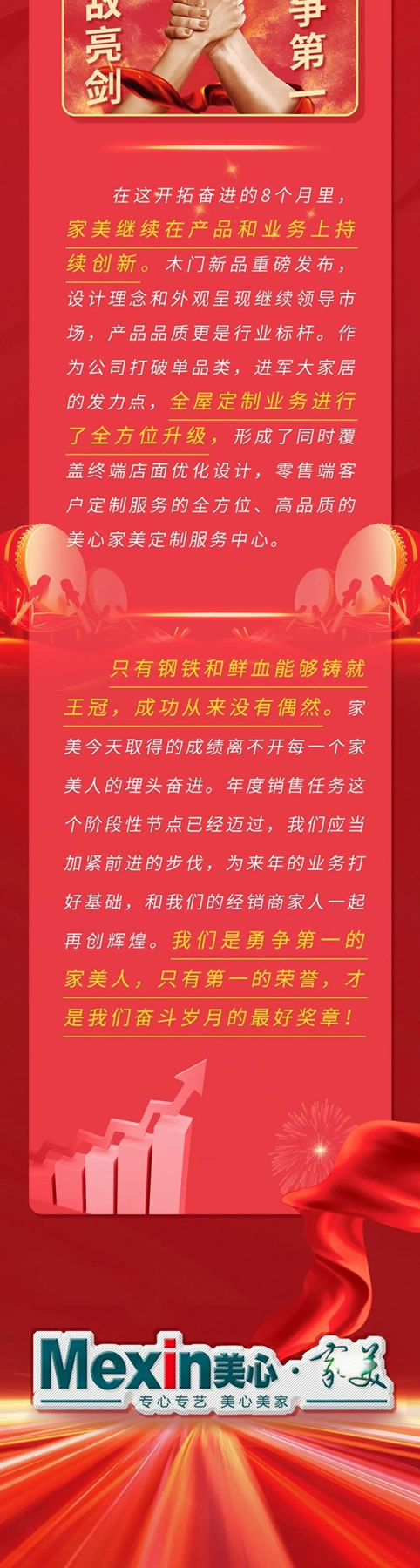 美心家美木門8月再續(xù)輝煌 提前完成全年銷售任務(wù)