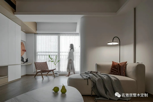 名雅居全屋 | 130㎡極簡(jiǎn)自然風(fēng)，方圓交錯(cuò)，木白有序！