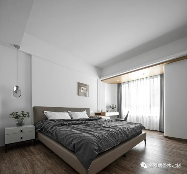 名雅居全屋 | 130㎡極簡(jiǎn)自然風(fēng)，方圓交錯(cuò)，木白有序！