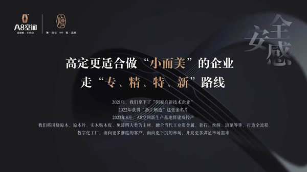 做一個讓市場有“安全感”的品牌——A8空間創(chuàng)始人麻敏杰主題演講