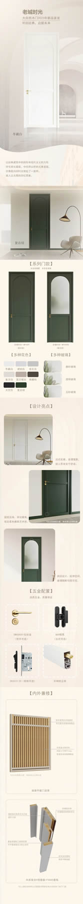 大自然木門新品『老城時光』懷舊經典，啟新未來