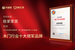 木門十大品牌極家木門：榮膺中居聯(lián)杯·2022年度木門十大領(lǐng)軍品牌榮譽