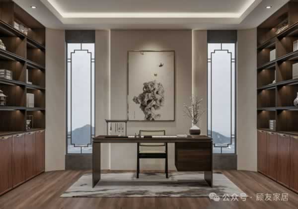 顧友木門 | 【顧友整木定制】框景、留白、漏景，東方造園術(shù)下的室內(nèi)隱逸美