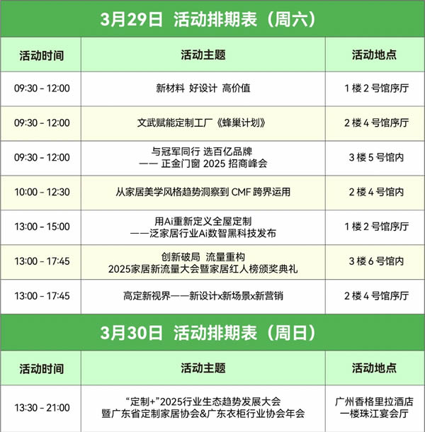 2025 CCHF丨3月29-30日展會同期活動精彩預(yù)告