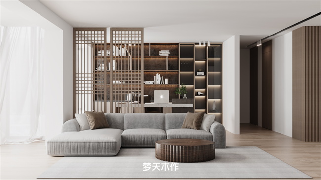 夢天木門｜挑戰(zhàn)全網(wǎng)最美“家庭式圖書館”