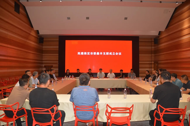 民建保定市委鑫豐支部正式成立 開啟新篇章 助力新發(fā)展