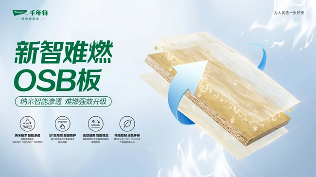 千年舟 | 「好房子」安全先行，千年舟新智難燃OSB板為家保駕護(hù)航