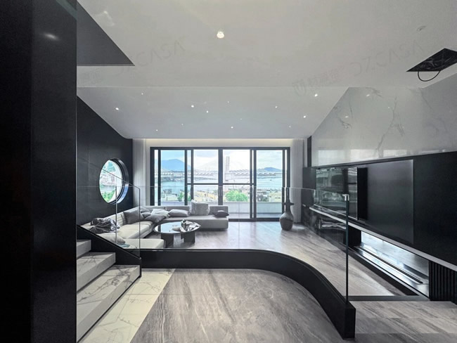 材源帝木門 | 案例賞析 黑白交響 極簡謐境