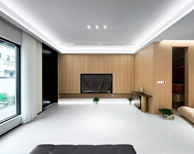 材源帝木門 | 案例賞析 木色極簡 自然隱序