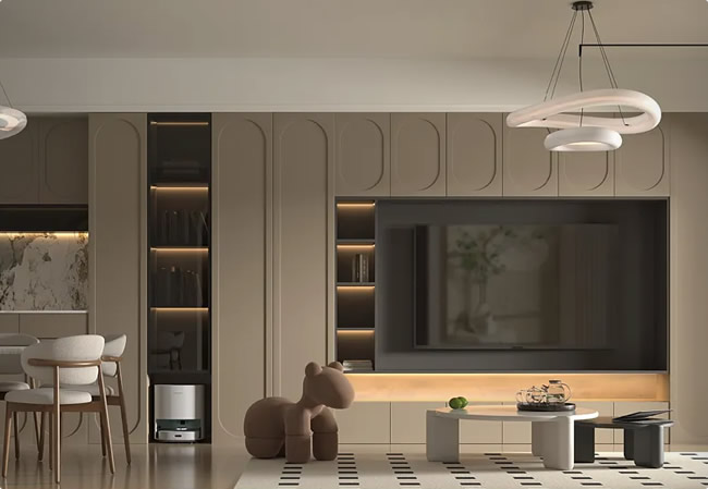 森博爾木門丨完美的展現(xiàn)居室的風(fēng)格品味 護(hù)墻板篇