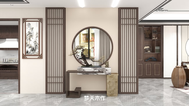 夢天木門丨美到心坎上！用新中式打造“團圓風(fēng)”